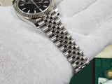 Rolex Oyster Perpetual DateJust 41 Jubilee Stick 18k White Gold Fluted Bezel 126334 Full Set New Green Card UNPOLISHED