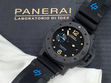 PANERAI LUMINOR CARBOTECH Submersible 1950 3-Days Automatic Black/Blue PAM616