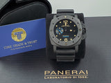 PANERAI LUMINOR CARBOTECH Submersible 1950 3-Days Automatic Black/Blue PAM616