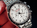 Omega Speedmaster Professional Moonwatch Exhibition Display Co-axial White PANDA Full Set 310.30.42.50.04.001