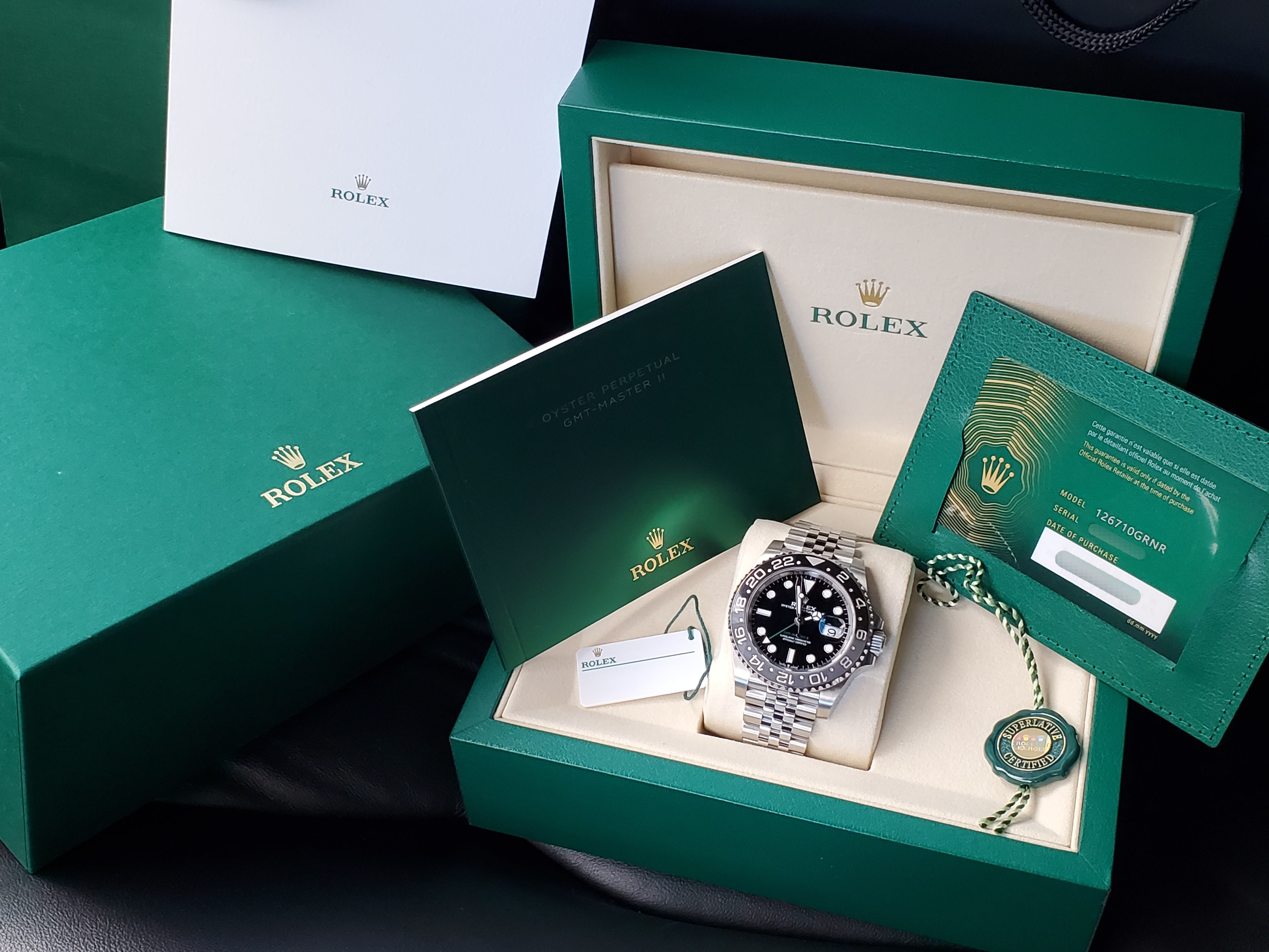ROLEX ジュエリーボックス グリーン ROLEX ジュエリーボックス グリーン