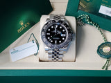 Rolex GMT-Master II Like-New 2025 Jubilee Band 126710GRNR Grey/Black Bezel BRUCE WAYNE White Tag Green Box Set