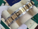 Rolex Datejust 41 WIMBLEDON Roman 18k Gold SS Two Tone 126333 Fluted Bezel 2020-New Green Card