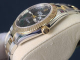 Rolex Datejust 41 WIMBLEDON Roman 18k Gold SS Two Tone 126333 Fluted Bezel 2020-New Green Card