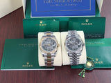 Rolex Datejust 41 WIMBLEDON Roman 18k Gold SS Two Tone 126333 Fluted Bezel 2020-New Green Card