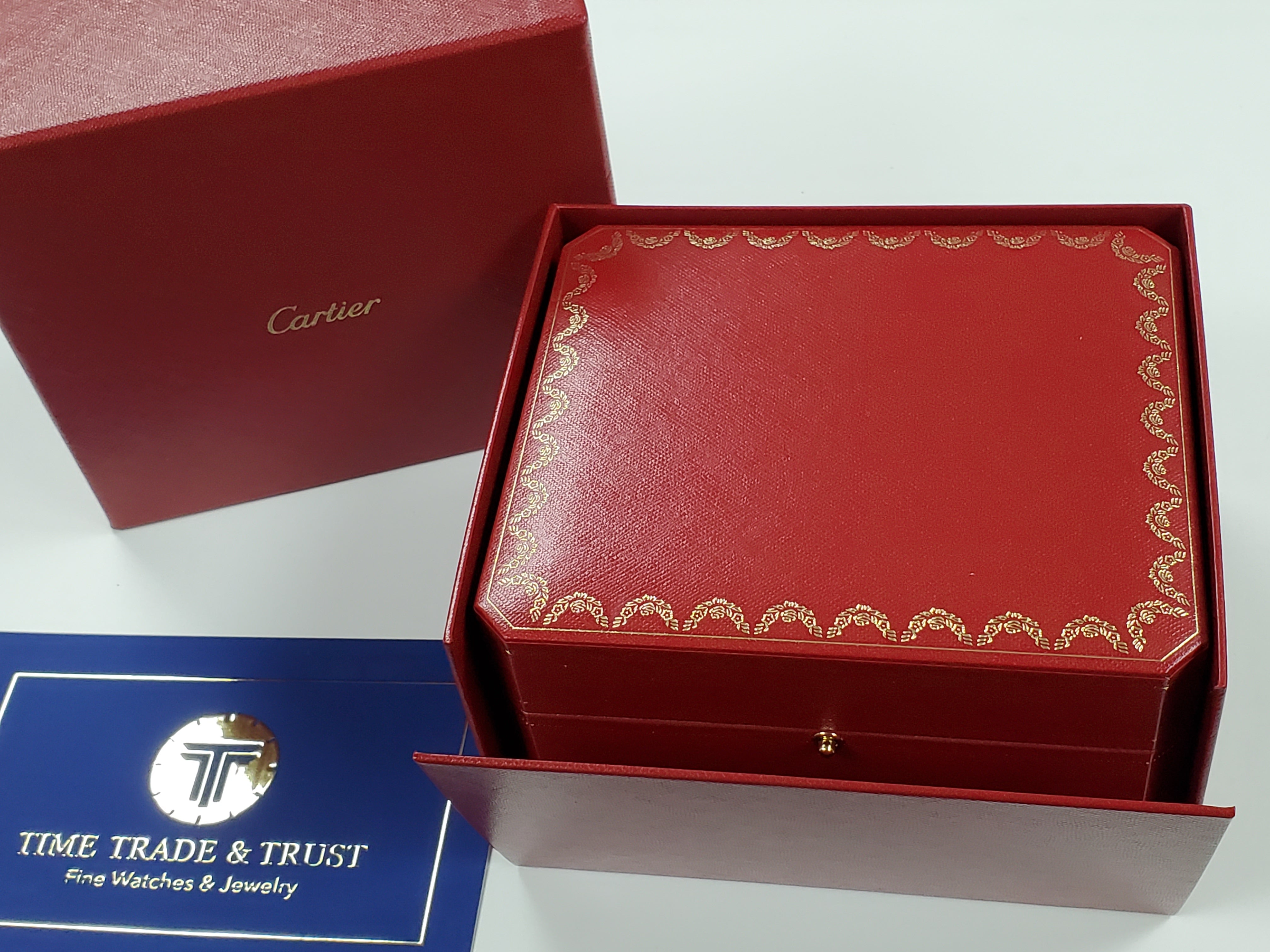 Santos De Cartier XL Men's 4072 WSSA0018 Full Set Leather