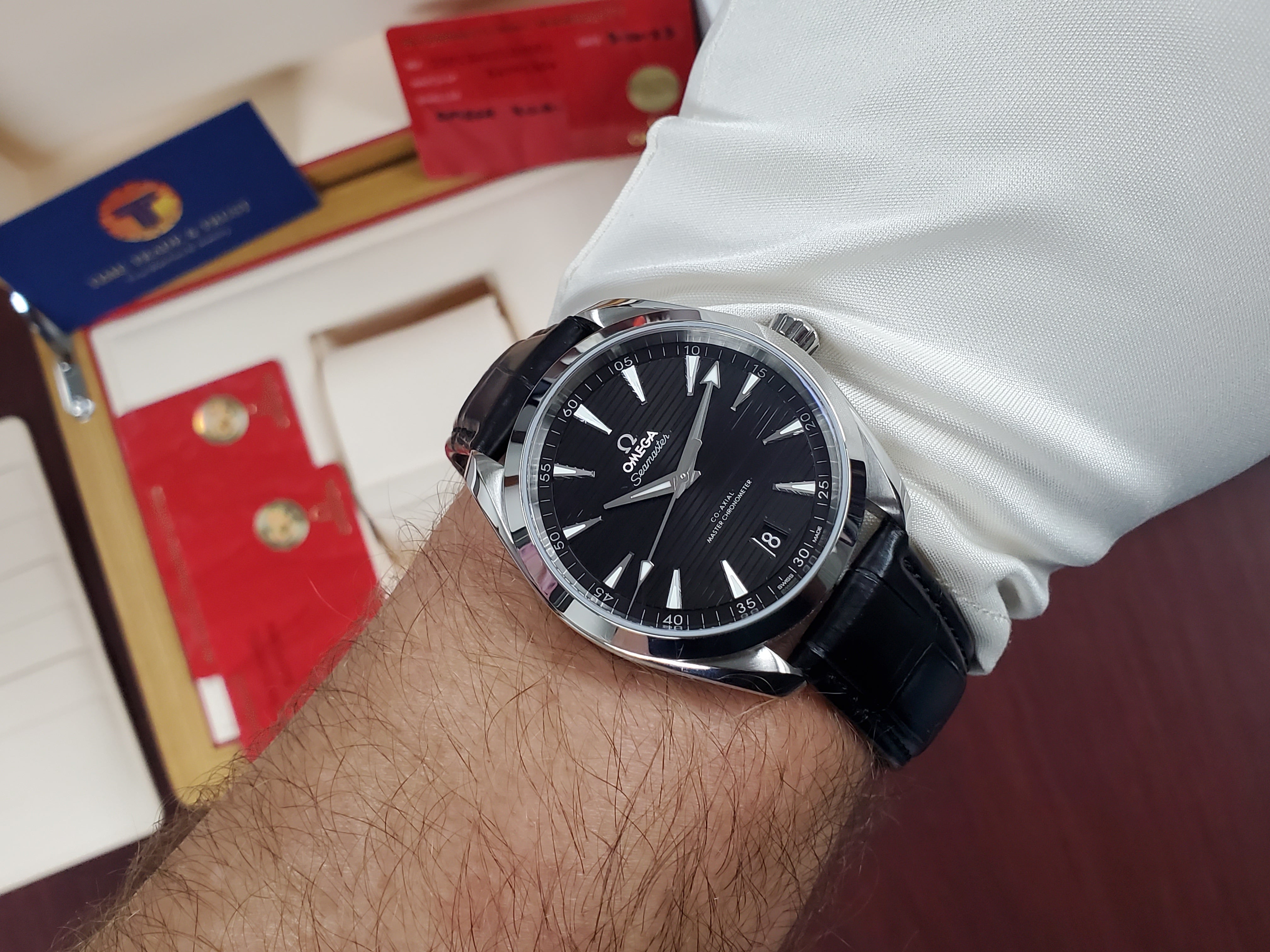 Omega Seamaster Aqua Terra 41 Master Chronometer Tapestri Dial