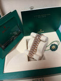 Rolex Day-Date 36 President 128235 Novelty Dial Gemstone Green AVENTURINE Diamond Full Set