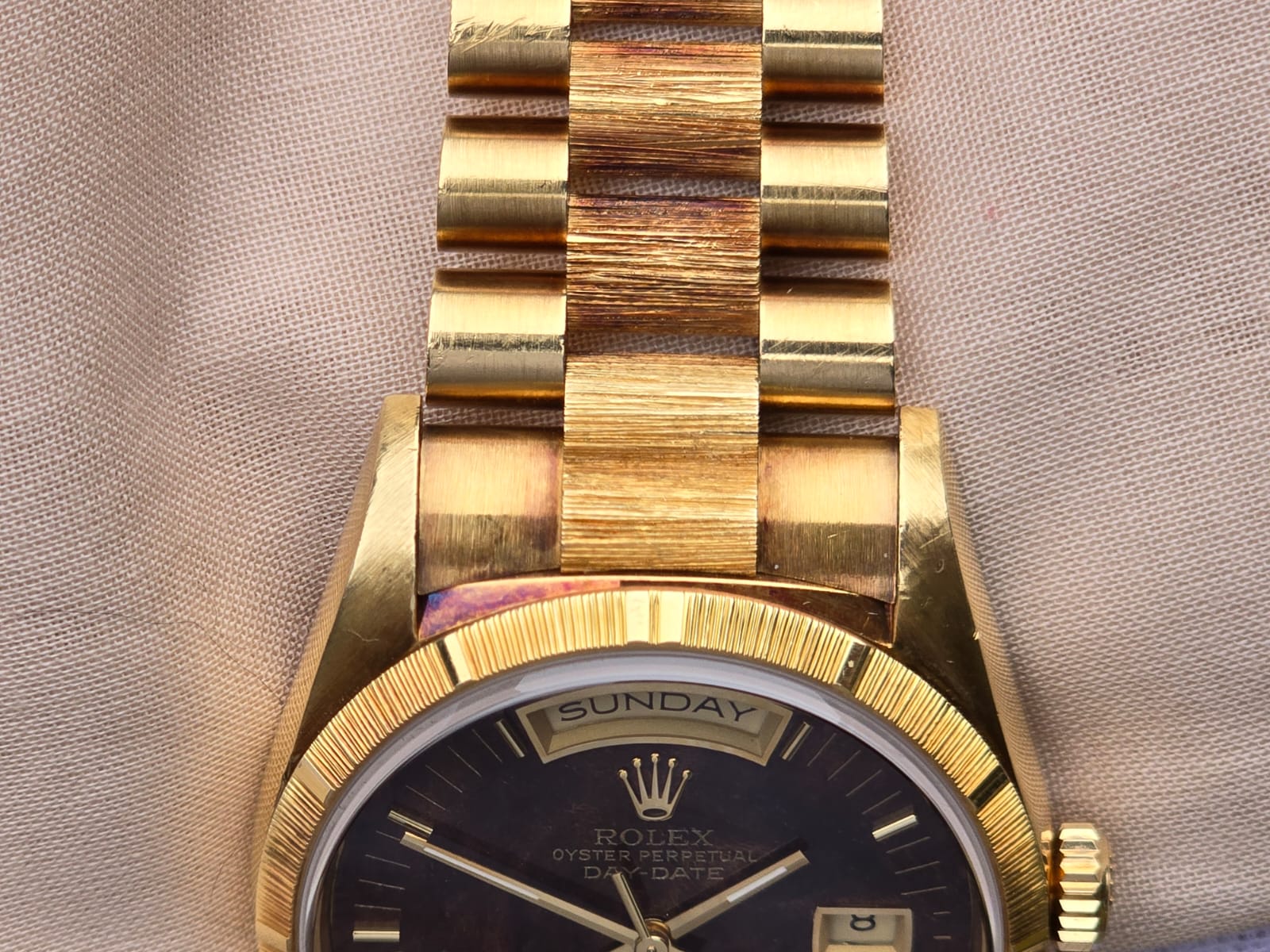Rolex Day-Date 36 Rare Ref#18248 BARK Double Quick-Set President