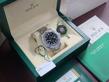 Rolex GMT-Master II BATMAN 116710BLNR Black/Blue Ceramic Bezel 1-Owner Full Set