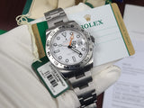 Rolex 42mm Explorer II 216570 POLAR WHITE Dial Orange GMT Hand 1st Edition MK1 Full Set RSC 2019