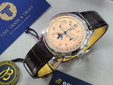 Breitling Premier B25 Datora AB2510 Copper Dial Annual Calendar MoonPhase Chronograph