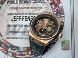 Hublot King Power 18k Rose Gold WBC World Champion Jeff Fenech UNIQUE # 1 of 1 Full Set