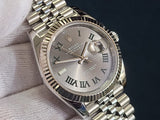 Rolex Datejust 41 WIMBLEDON Roman Jubilee 18k White Gold Fluted Bezel Full Set 126334 like new Green Card