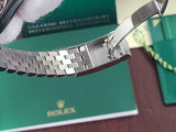 Rolex Datejust 41 WIMBLEDON Roman Jubilee 18k White Gold Fluted Bezel Full Set 126334 like new Green Card