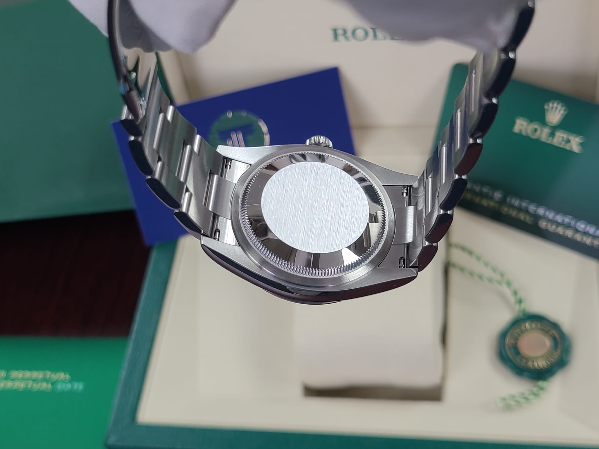 Rolex Oyster Perpetual 36 BNIB 2025 Novelty Color New PISTACHIO