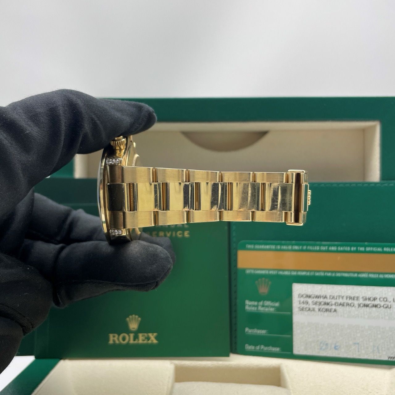Rolex Daytona RAINBOW 18k Yellow Gold New 508 Model AM 116598RBOW