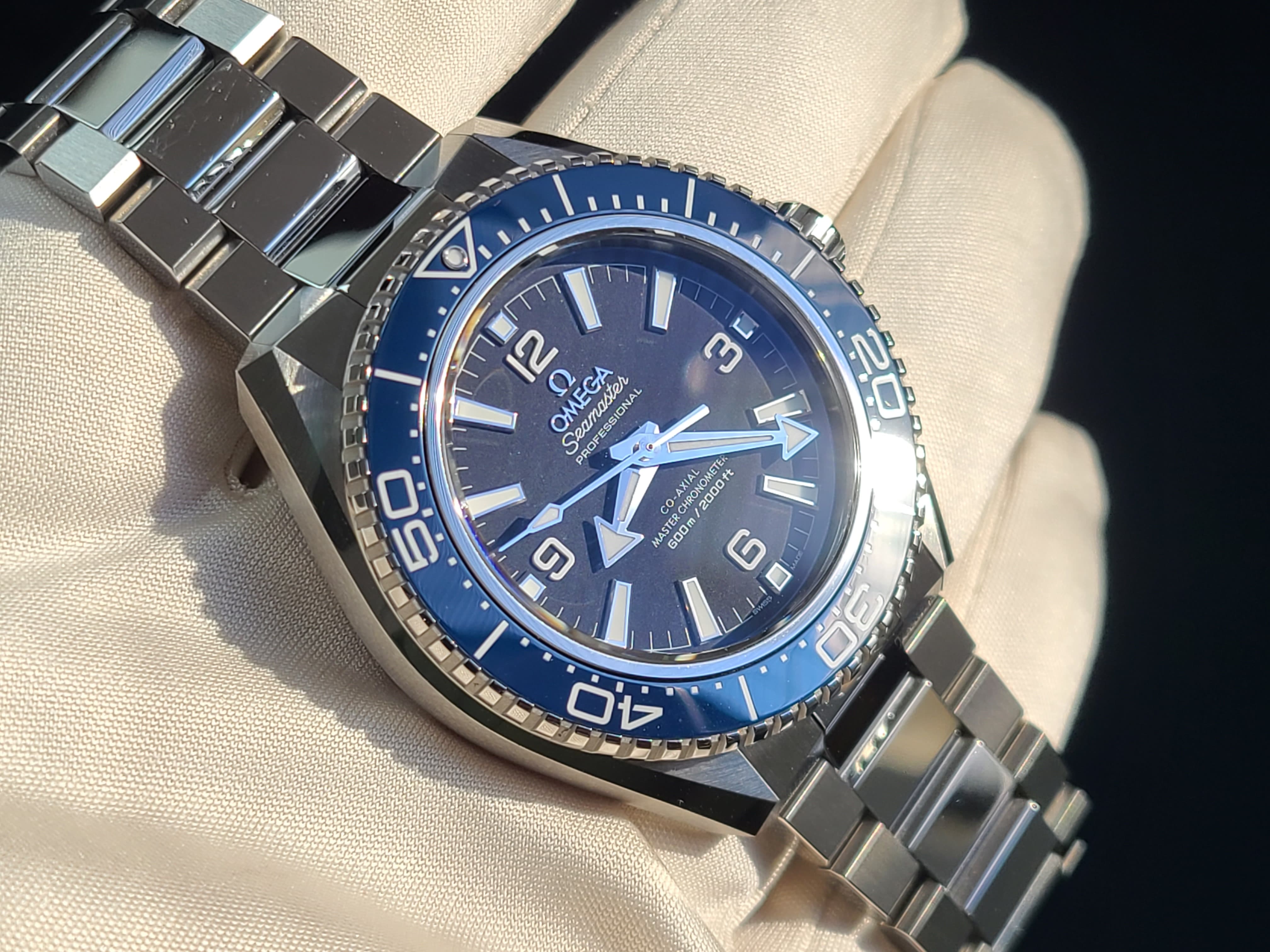 Omega Seamaster Planet Ocean 600M BATMAN Blue Ceramic Bezel