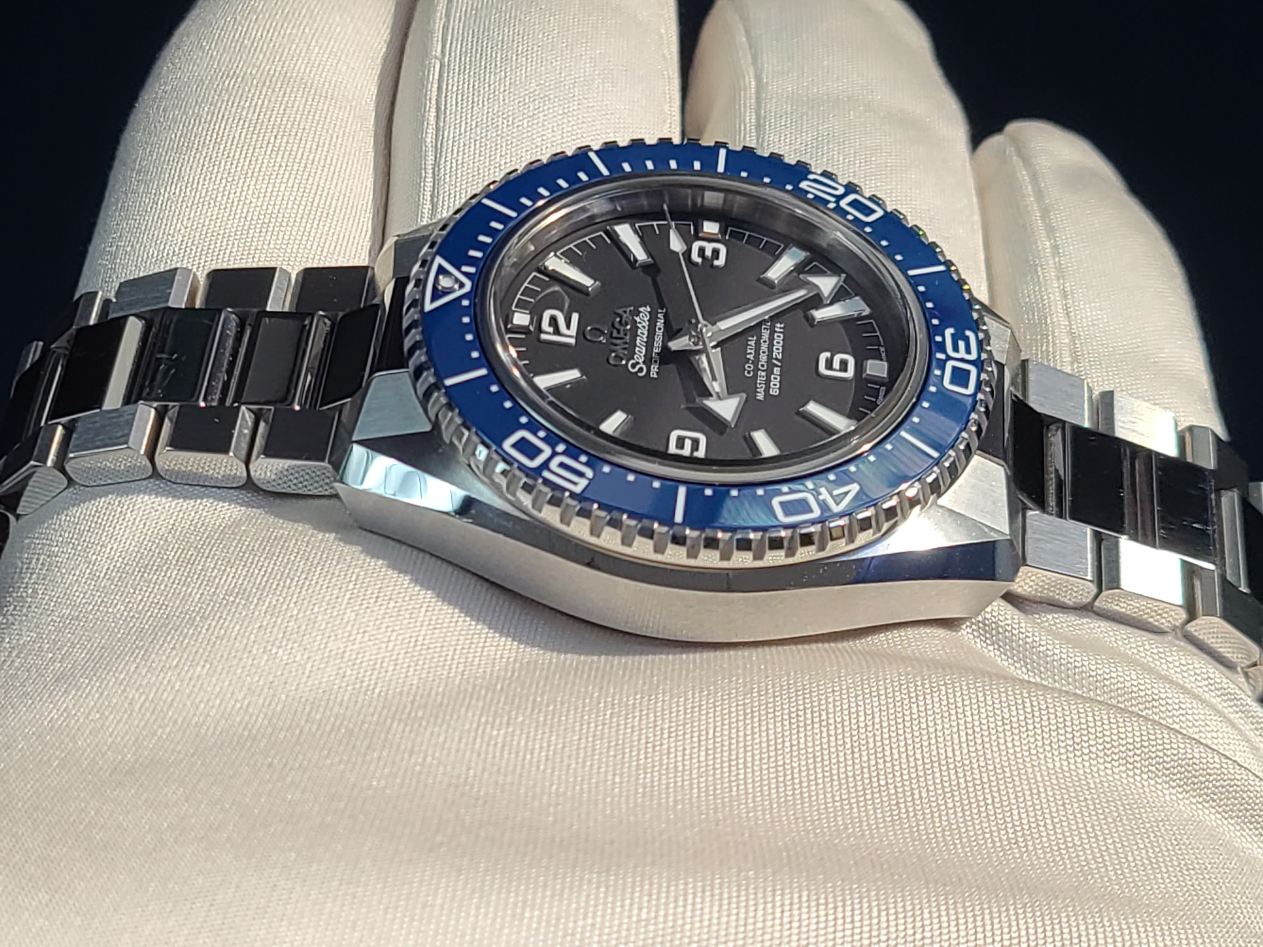 Omega Seamaster Planet Ocean 600M BATMAN Blue Ceramic Bezel
