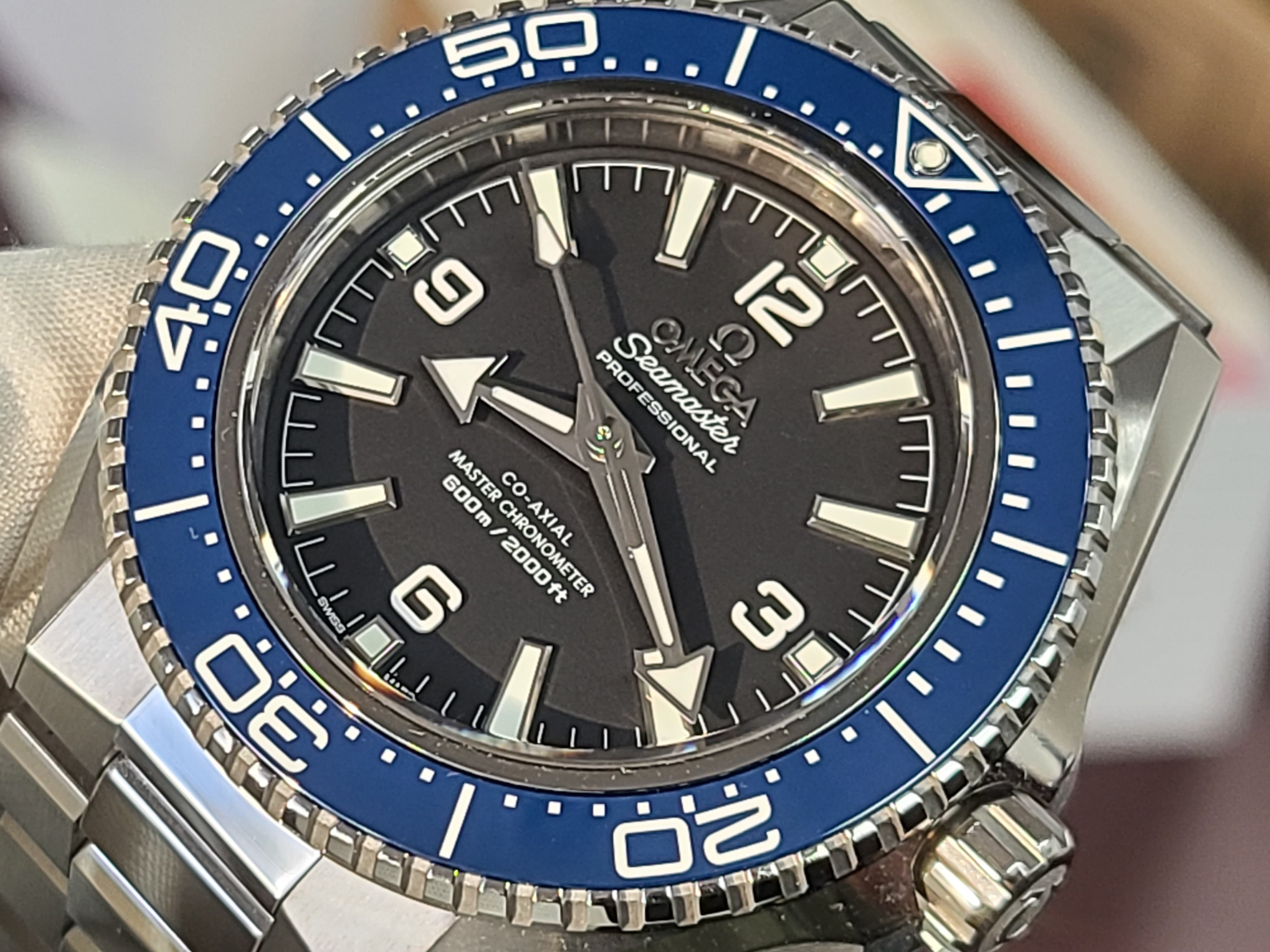 Omega Seamaster Planet Ocean 600M BATMAN Blue Ceramic Bezel