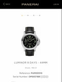 PANERAI LUMINOR MARINA 8-Days PAM510 OP 6937 Small Seconds