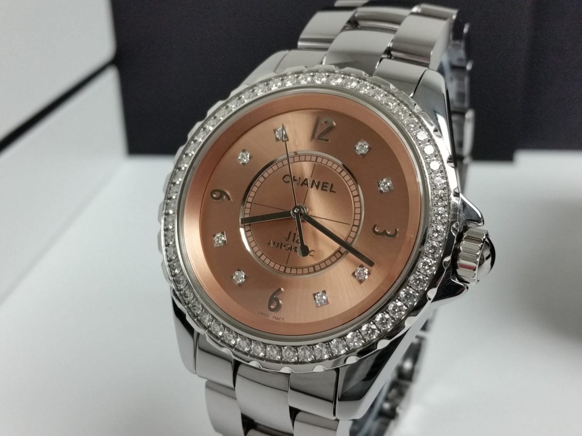 Pre-owned Chanel J12 Chromatic H2564 Rose Pink - LuxTimeCenter