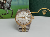 Rolex 1505 Jubilee Vintage 1968 two tone raised stick