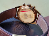 TAG Heuer 1964 Carrera re-Edition Panamericana 18k gold Valjoux 72 Daytona Chronograph