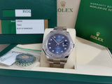 Rolex Datejust 41 II 126334 Jubilee 18k White gold Bezel Blue diamond dial