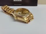 Rolex President Day-Date 18k Gold Vintage 1970s Single Quick-Set Original Mint 18038