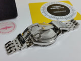 46mm Breitling Navitimer World GMT A24322 White on Pilot Bracelet Full Set MINT