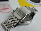 46mm Breitling Navitimer World GMT A24322 White on Pilot Bracelet Full Set MINT