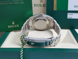 Rolex Datejust II 41 Slate Green Roman 126334-0022 Oyster Band 18k Gold Fluted