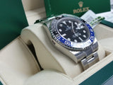 Rolex GMT Master II BATMAN Blue Black 116710BLNR w/Stickers Brand New