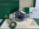 Rolex GMT Master II BATMAN Blue Black 116710BLNR w/Stickers Brand New