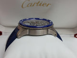 BRAND NEW Calibre de Cartier Diver WSCA0011 3729 BLUE Ceramic Rubber 300M Box/Papers