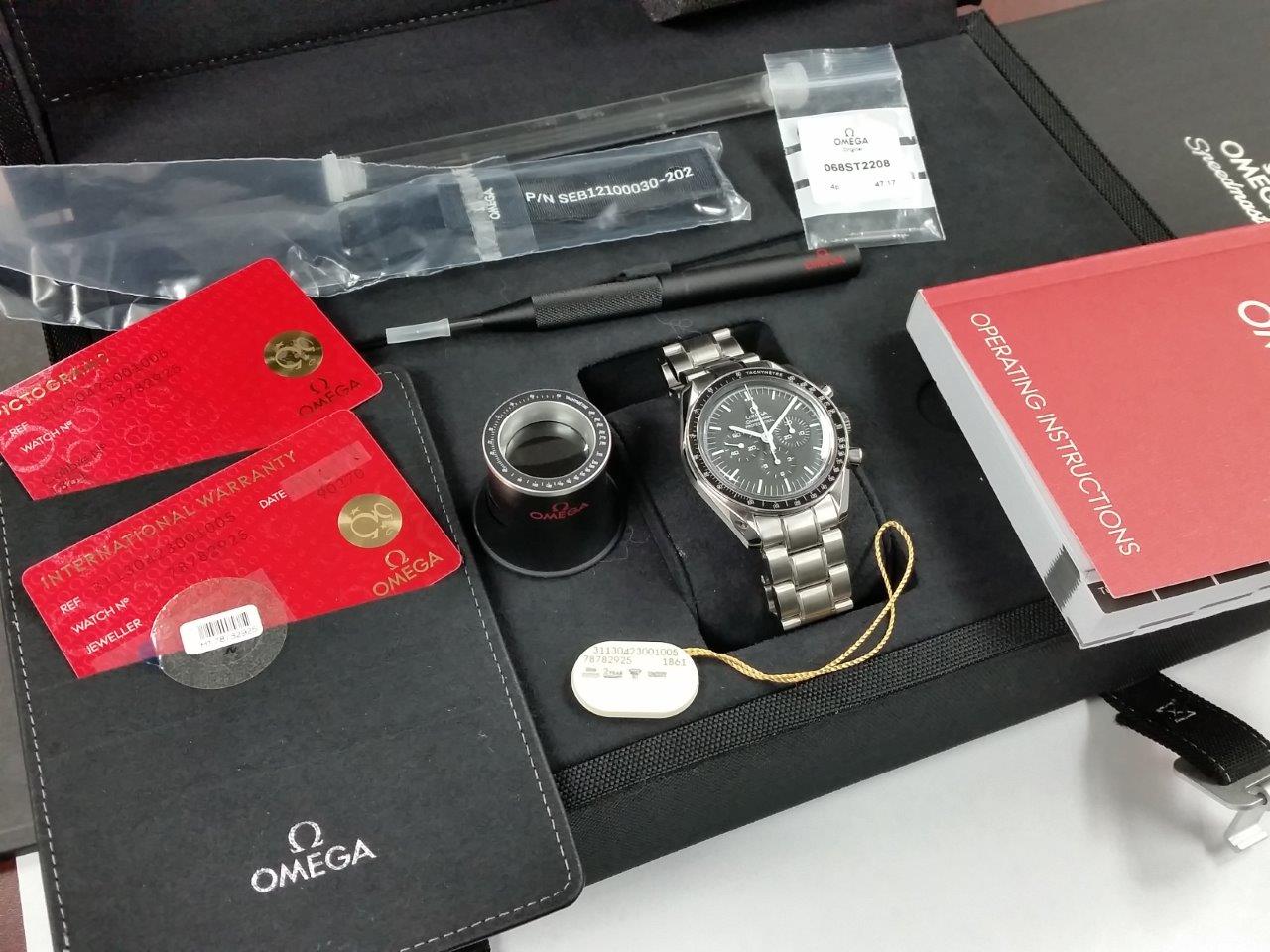 Omega SpeedMaster Professional MoonWatch 31130423001006 Bracelet 2018 Box/Papers
