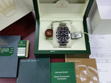 Rolex GMT-Master II 116710LN Black/Green Ceramic Box/Paper 1-Owner Full Set