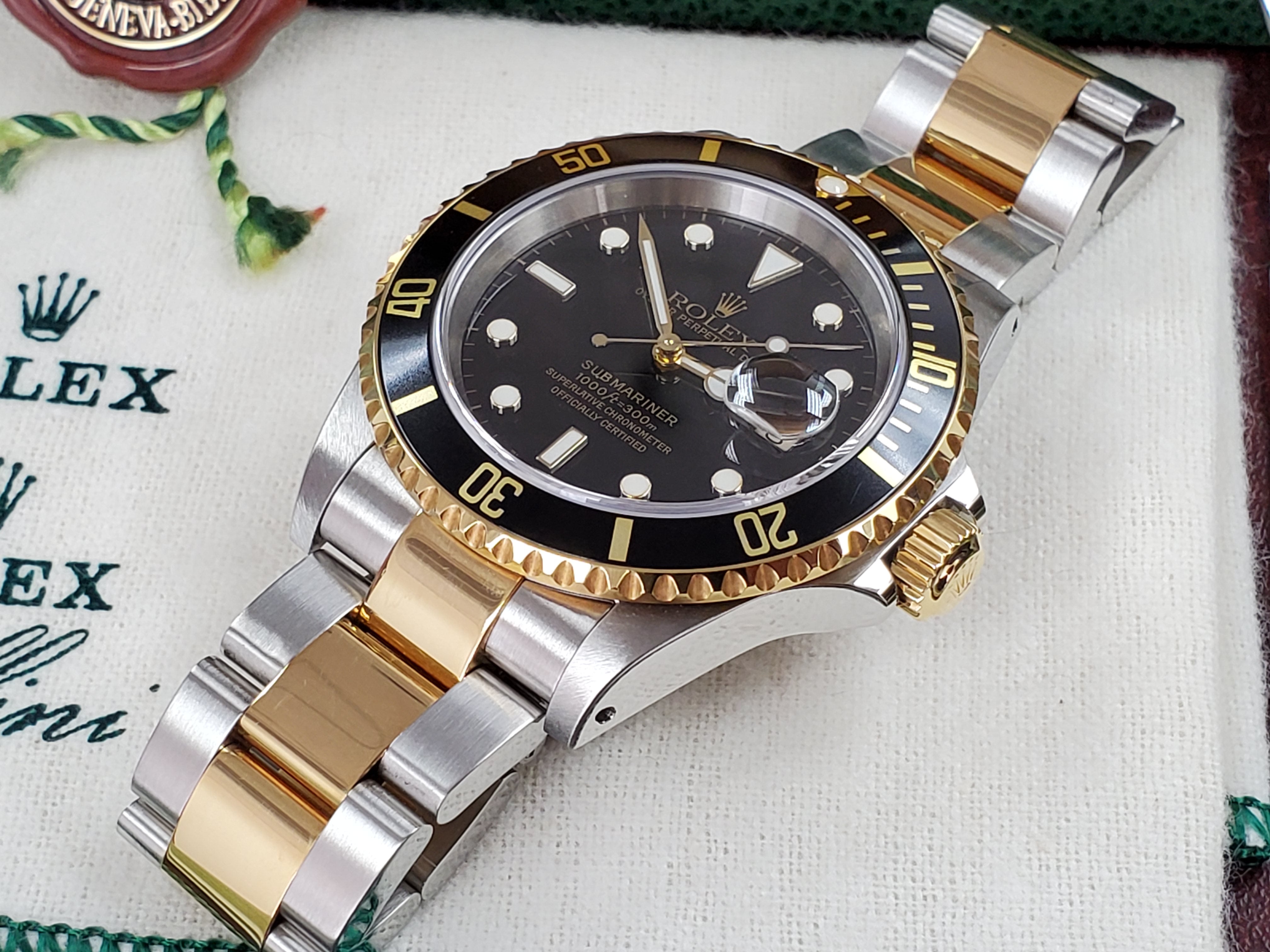 Rolex submariner gold and silver price Clearance
