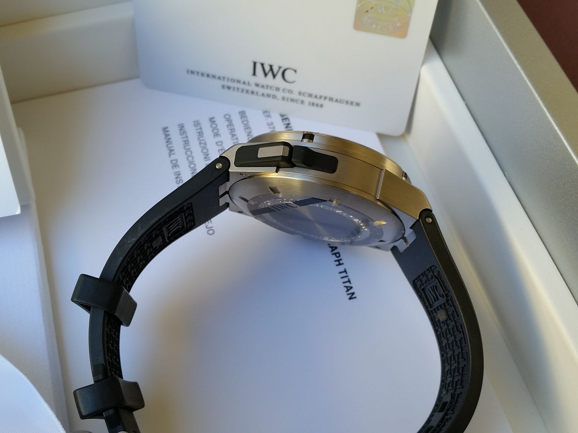 IWC Ingenieur Split Second double Chronograph titanium rubber